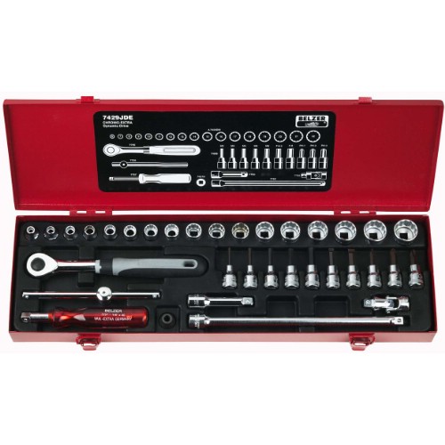 Pipenøkkelsett 3/8" BAHCO 7429JDE