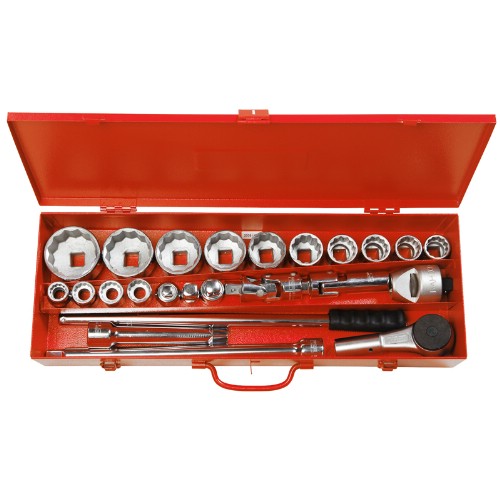 Pipenøkkelsett 3/4" mm 24 deler BAHCO 8840M