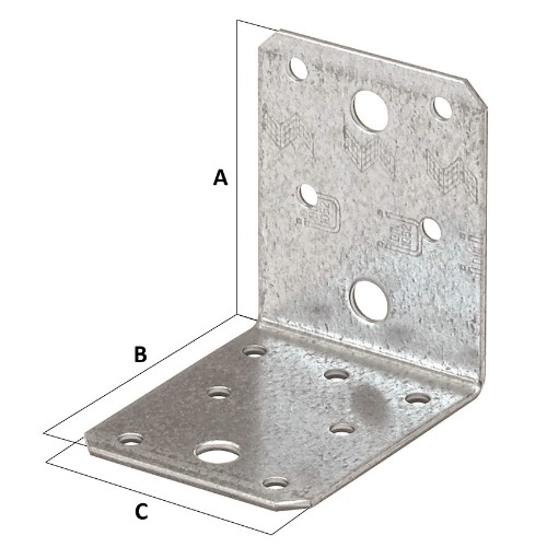 Vinkelbeslag PASLODE uten forsterkning med hull