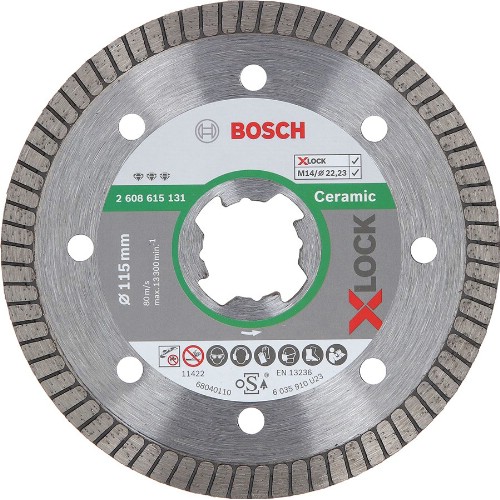 Diamantkappeskive BOSCH<br />Best for Ceramic X-Lock