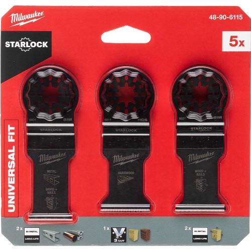 Sagbladsett MILWAUKEE Starlock