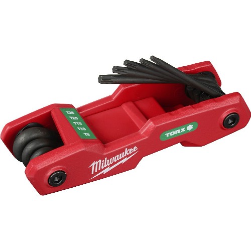 Torxnøkkelsett MILWAUKEE sammenleggbart