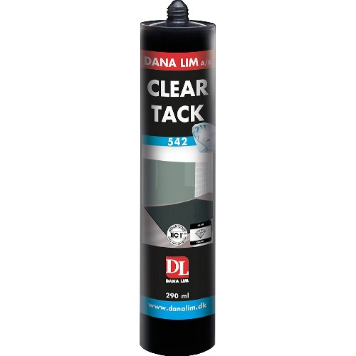 Lim, tetnings- og fugemasse DANA LIM Clear Tack 542